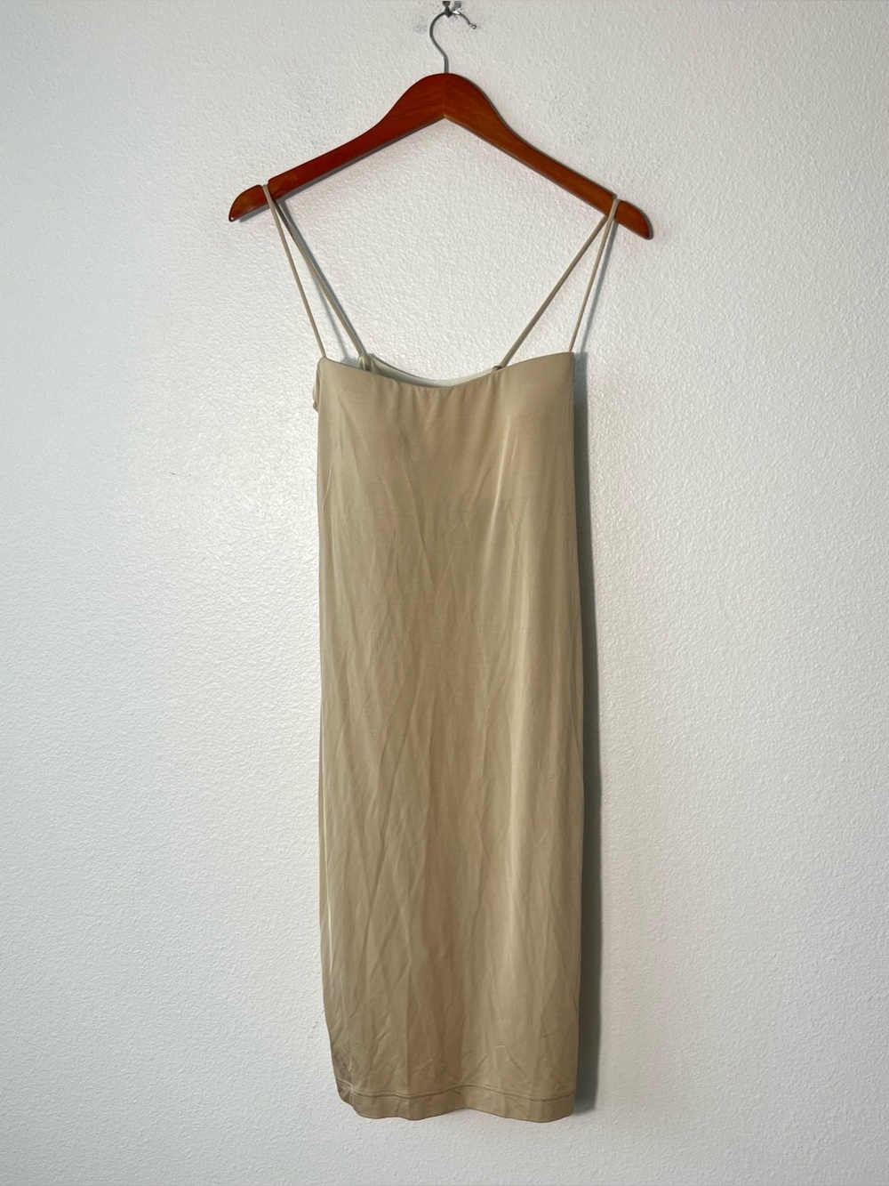La Perla Ritmo Bodycon Slip Chemise Nude Dress Lingerie Sexy Nighty Size 44/US 8